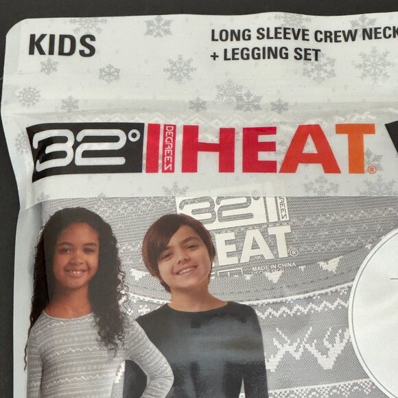 32 Degrees Kids' Gray Heat Set - L (12/14) NWT - Picture 4 of 13